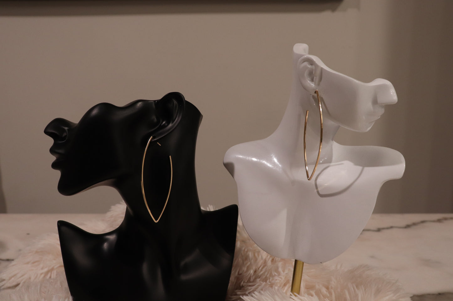 SD Oversized V Hoop Earrings - NEW ARRIVALS