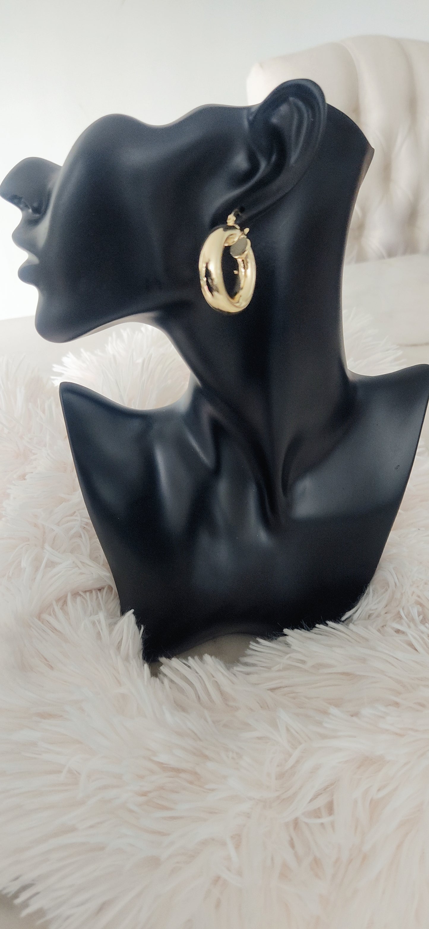 SD 40MM Gold Layered Earrings