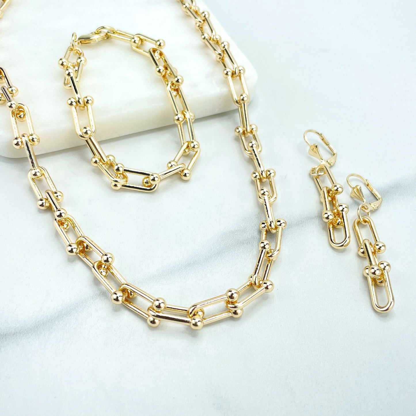 SD Ball Link Necklace Set