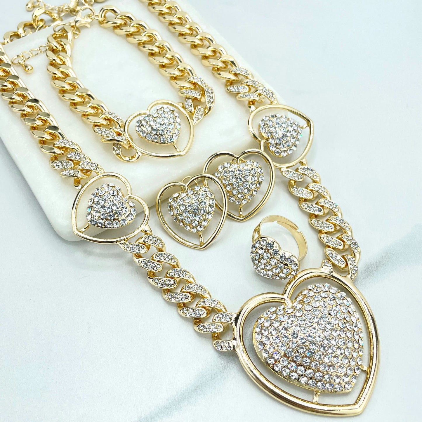 PRE-ORDERS Heart Diamond Cluster Set