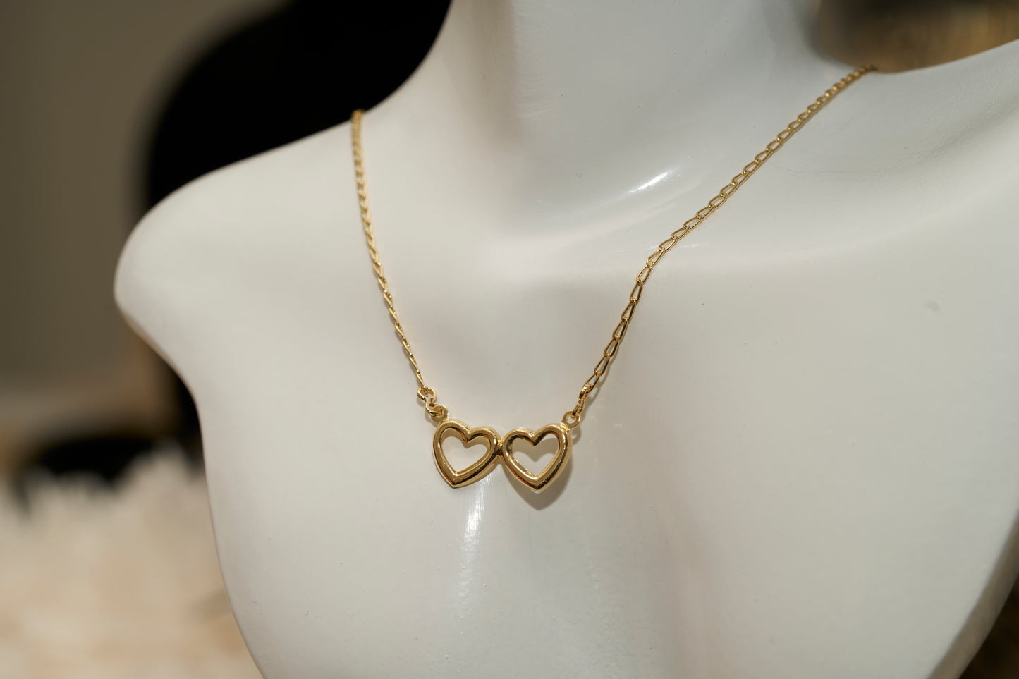 SD Double Heart Necklace