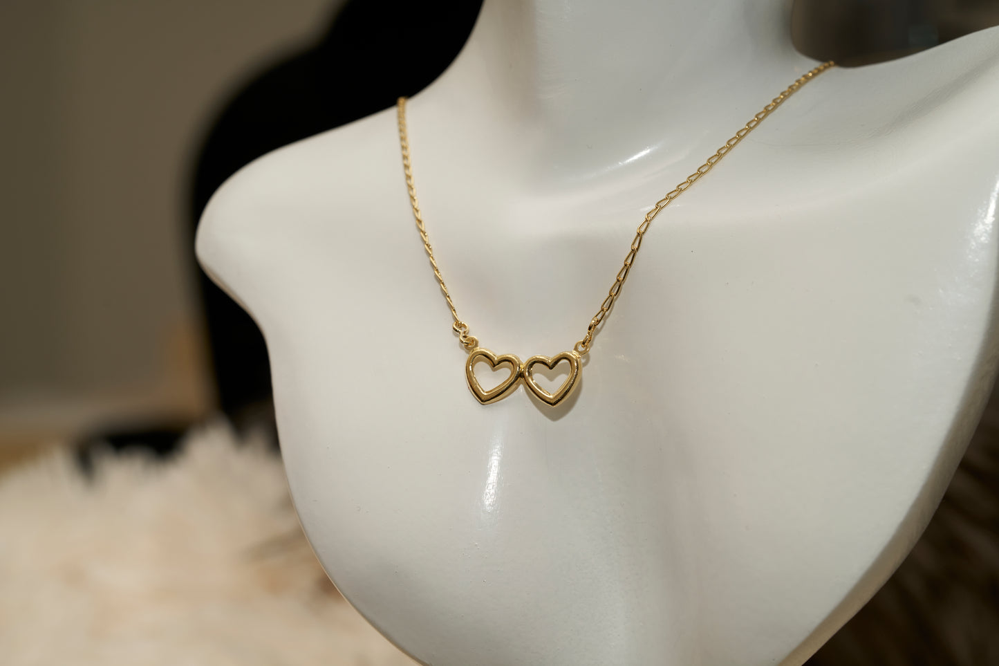 SD Double Heart Necklace