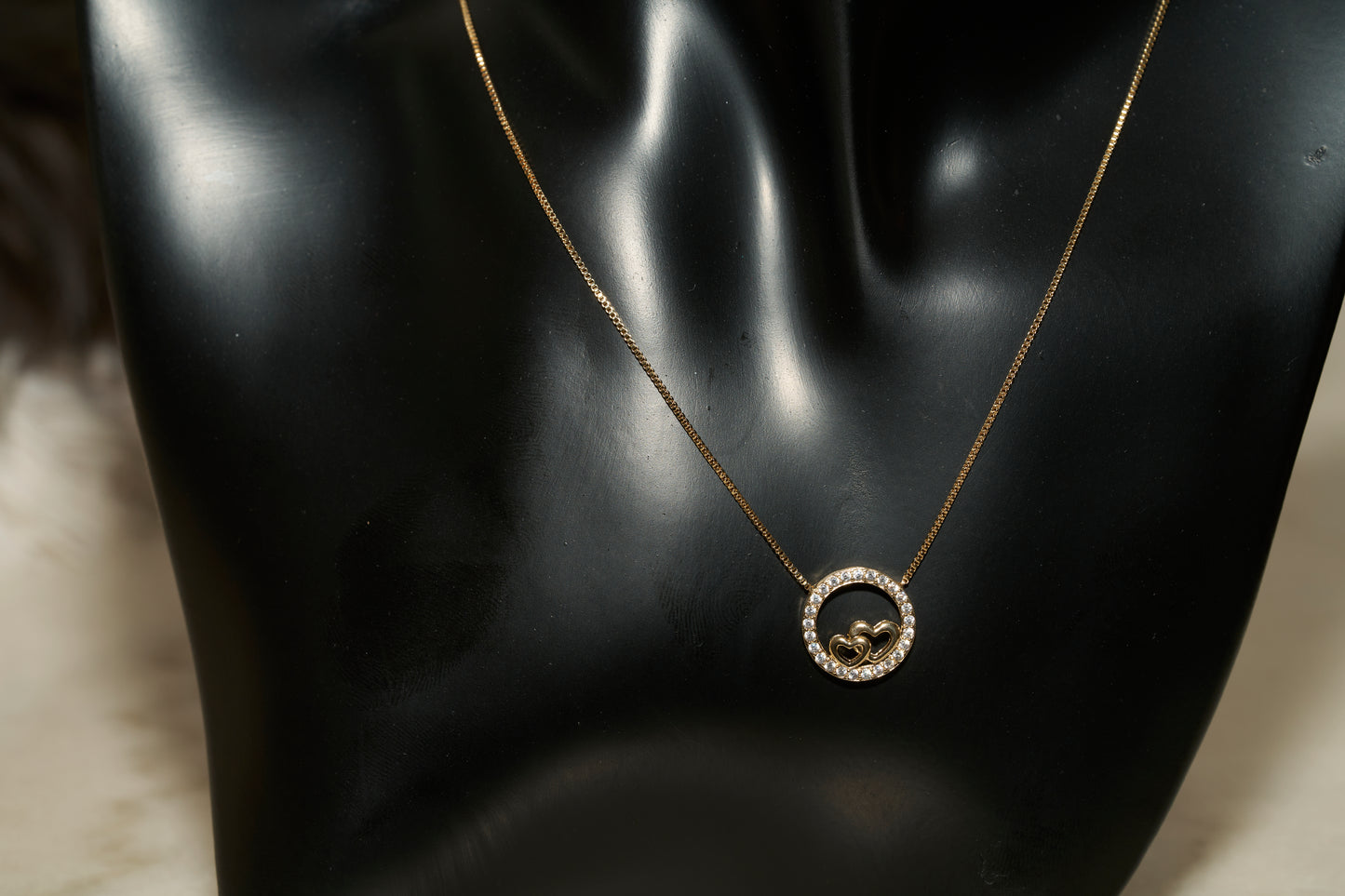 SD Interlock Hearts Necklace