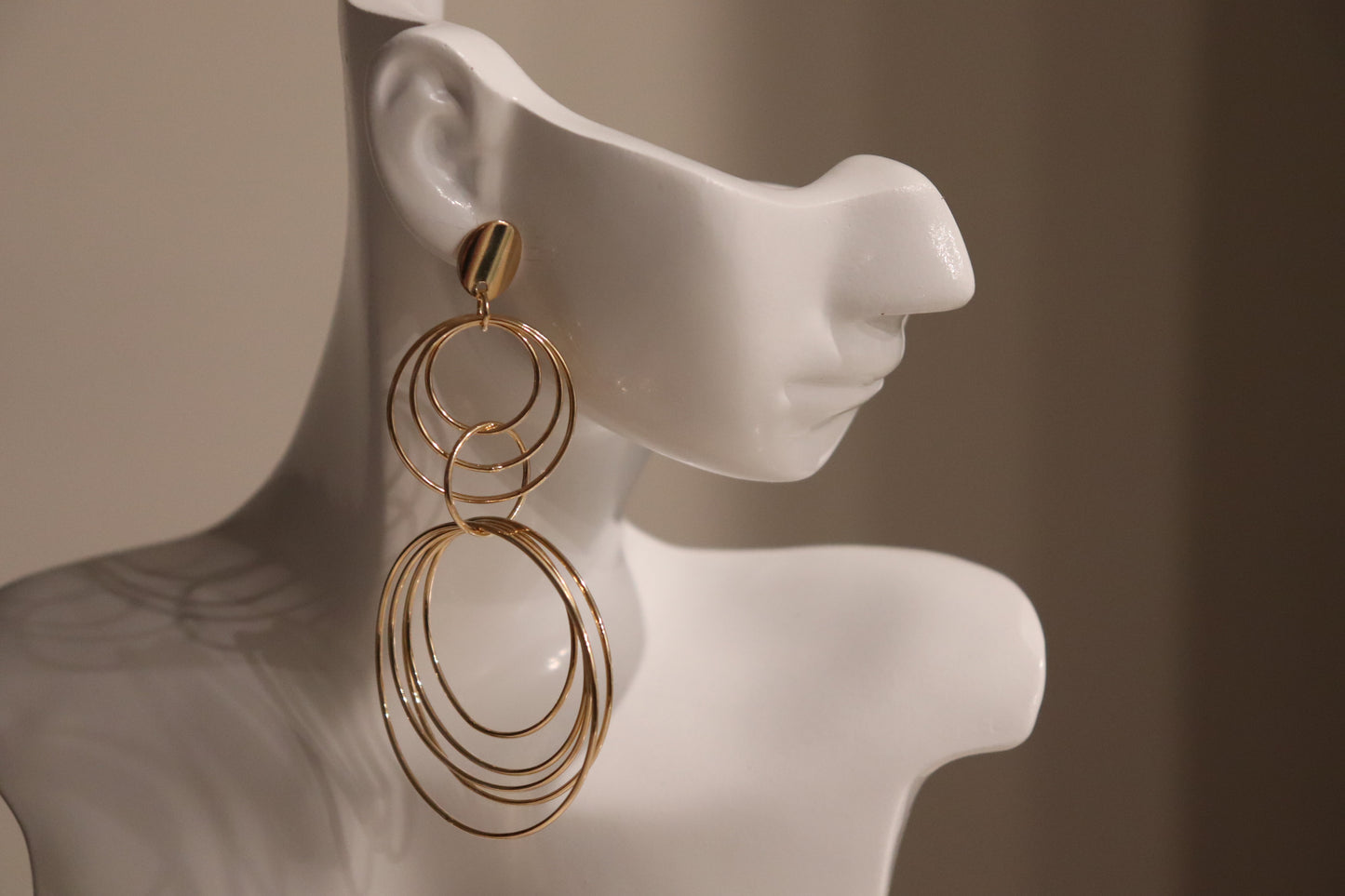 SD Circles Design Drop Earrings - NEW ARRIVALS