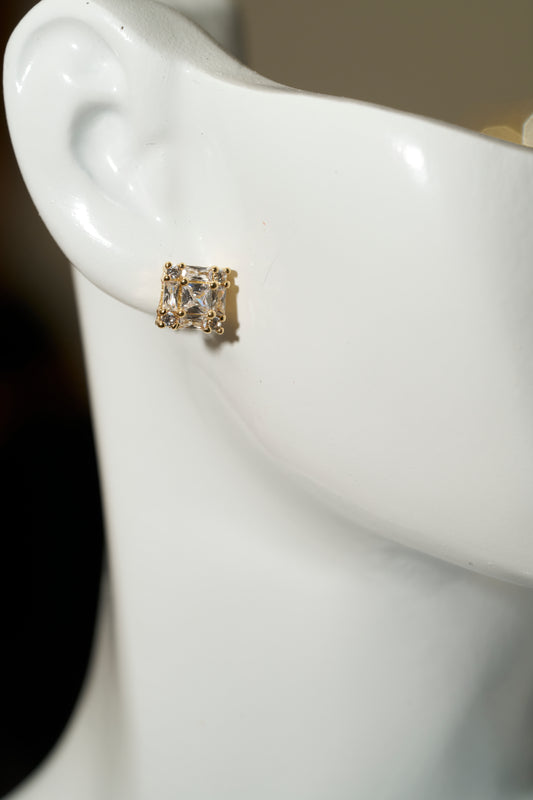 SD Diamond Gold Coordinates Earrings