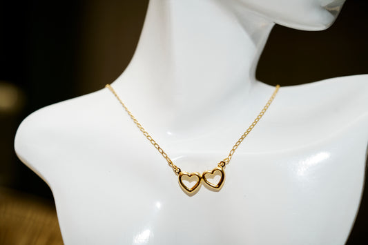 SD Double Heart Necklace